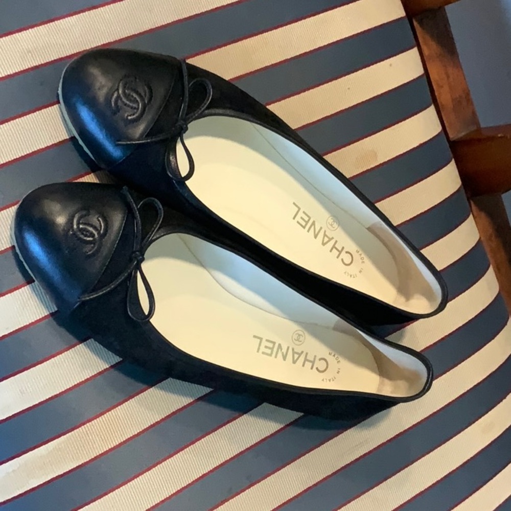 Chanel Black Ballet Flats size 39